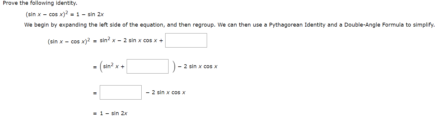 Answered Prove The Following Identity Sin X Bartleby
