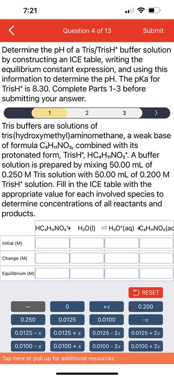 Answered Determine The PH Of A Tris TrisH Buffer Solution By