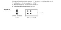 Answered A Double Angle Shape Is Shown In Figure Bartleby