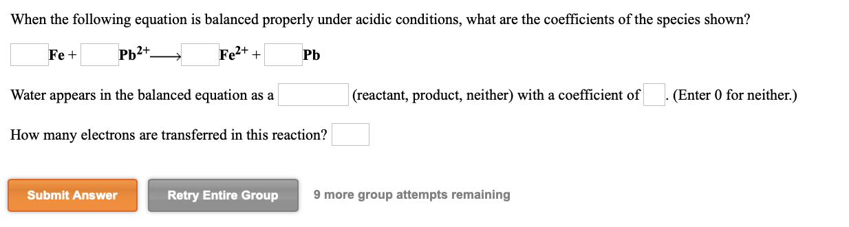 Answered When The Following Equation Is Balanced Bartleby