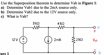 Answered Use The Superposition Theorem To Bartleby