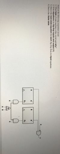 Answered D Nalyze The Following Sequential Circuit O What Type Of