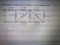 Answered Find The Equivalent Resistance REQ For Bartleby