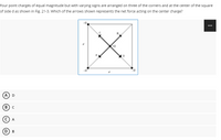 Answered Four Point Charges Of Equal Magnitude Bartleby