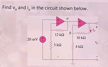 Answered Find V And I In The Circuit Shown Bartleby