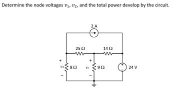 Answered Determine The Node Voltages V D And Bartleby