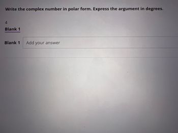 Answered Write The Complex Number In Polar Form Bartleby