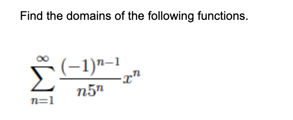 Answered Find The Domains Of The Following Bartleby