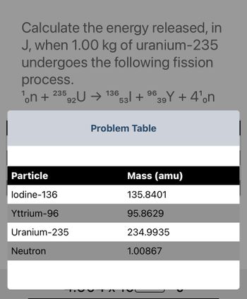 Answered J When 1 00 Kg Of Uranium 235 Bartleby