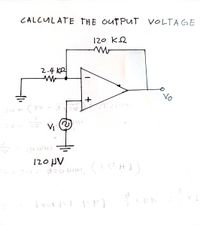 Answered Calculate The Output Voltage Kq Bartleby