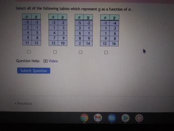 Answered Select All Of The Following Tables Bartleby