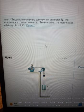 Answered The Lb Load Is Hoisted By The Pulley Bartleby