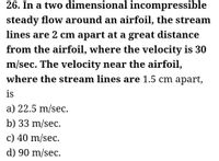 Answered In A Two Dimensional Incompressible Bartleby