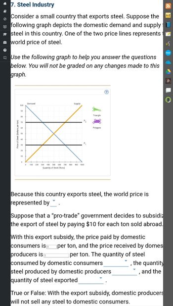 Answered Consider A Small Country That Exports Bartleby