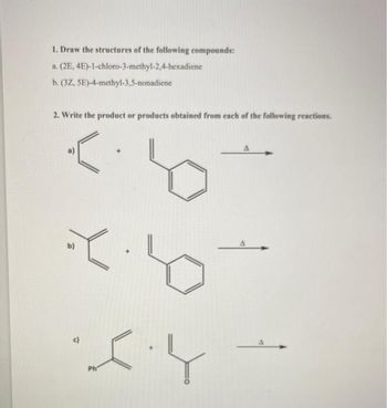 Answered Draw The Structures Of The Following Bartleby