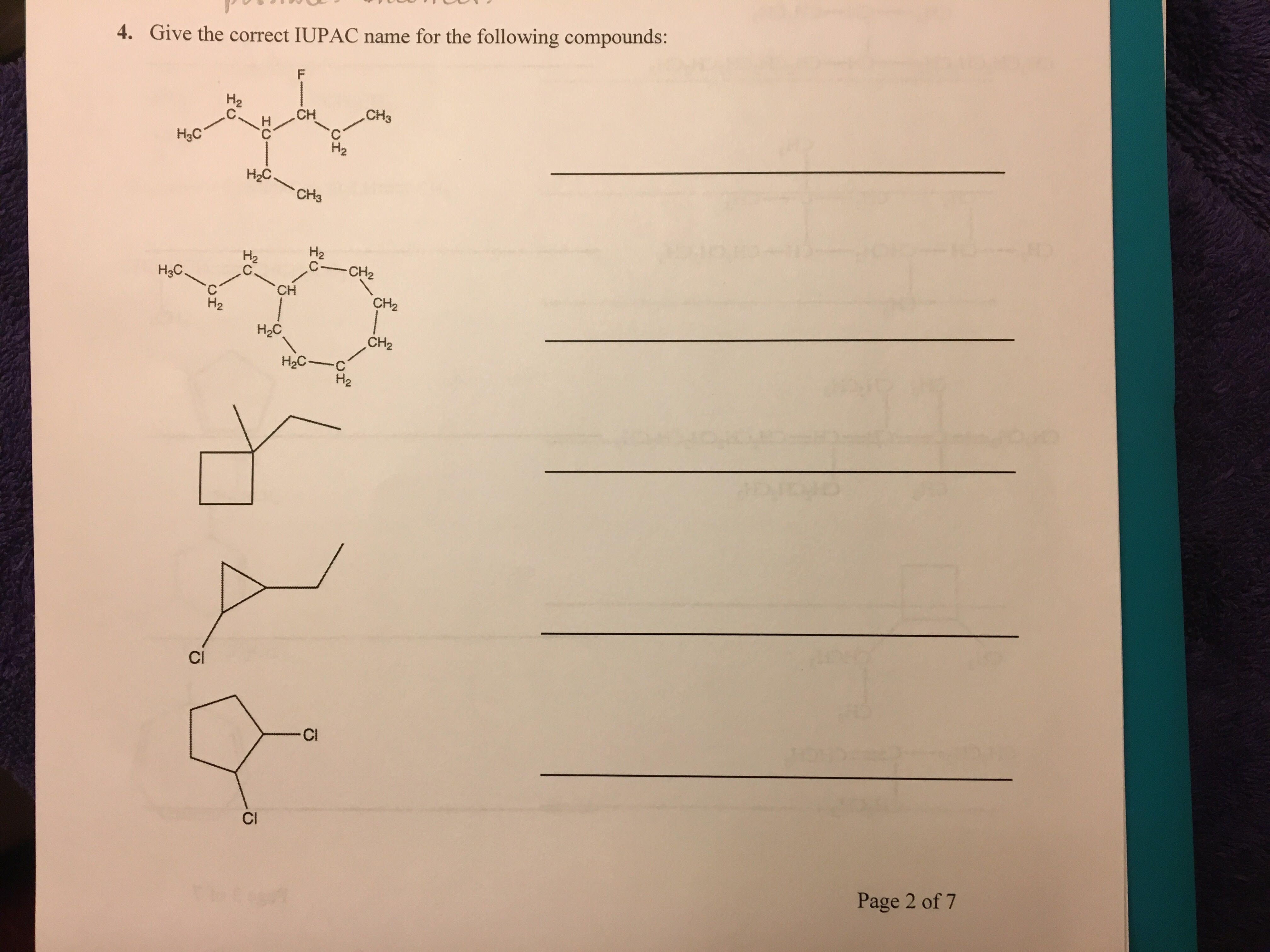 Answered Give The Correct Iupac Name For The Bartleby