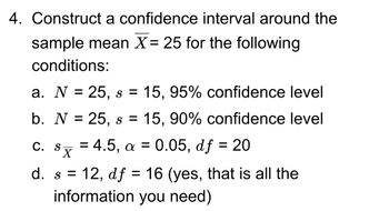 Answered Construct A Confidence Interval Around Bartleby