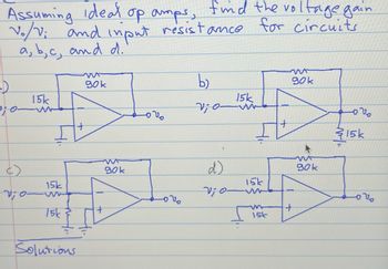 Answered Assuming Ideal Op Amps Find The Bartleby