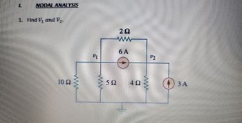 Answered Nodal Analysis Find V And V Bartleby