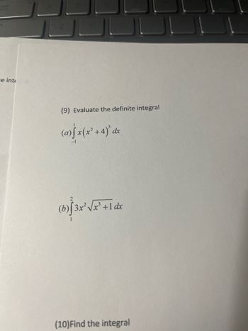 Answered 9 Evaluate the definite integral a fx x² 4 ³ dx 1 bartleby