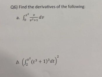 Answered Q Find The Derivatives Of The Bartleby