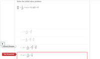 Answered Solve The Initial Value Problem Dy Bartleby