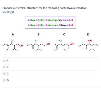 Answered Propose A Chemical Structure For The Bartleby