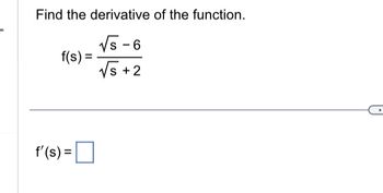 Answered Find The Derivative Of The Function Bartleby