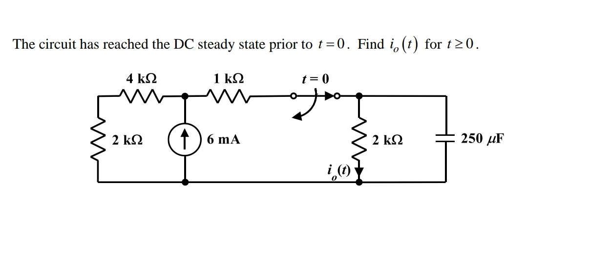 Answered The Circuit Has Reached The Dc Steady Bartleby