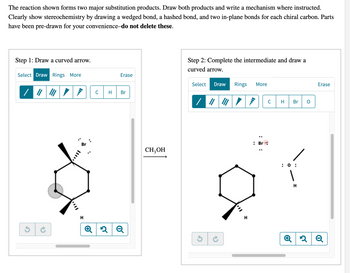 Answered The Reaction Shown Forms Two Major Bartleby