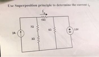 Answered Use Superposition Principle To Bartleby