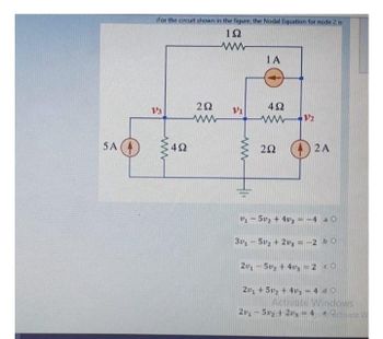 Answered 5 A For The Circuit Shown In The Bartleby