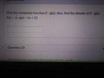 Answered Find The Composite Function F G X Bartleby