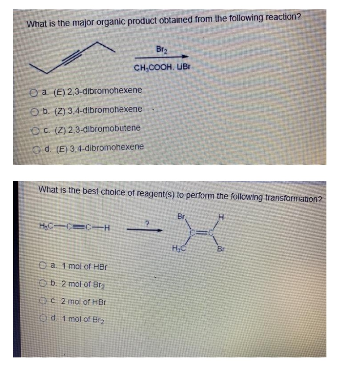 Draw The Major Organic Product For The Following Reaction Isopropyl Alcohol