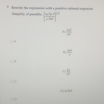 Answered 6 Rewrite The Expression With A Bartleby