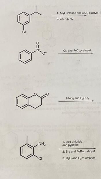 Answered Nh Ci Acyl Chloride And Aici Catalyst Zn Hg Hci Cl