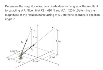 Answered Determine The Magnitude And Coordinate Bartleby