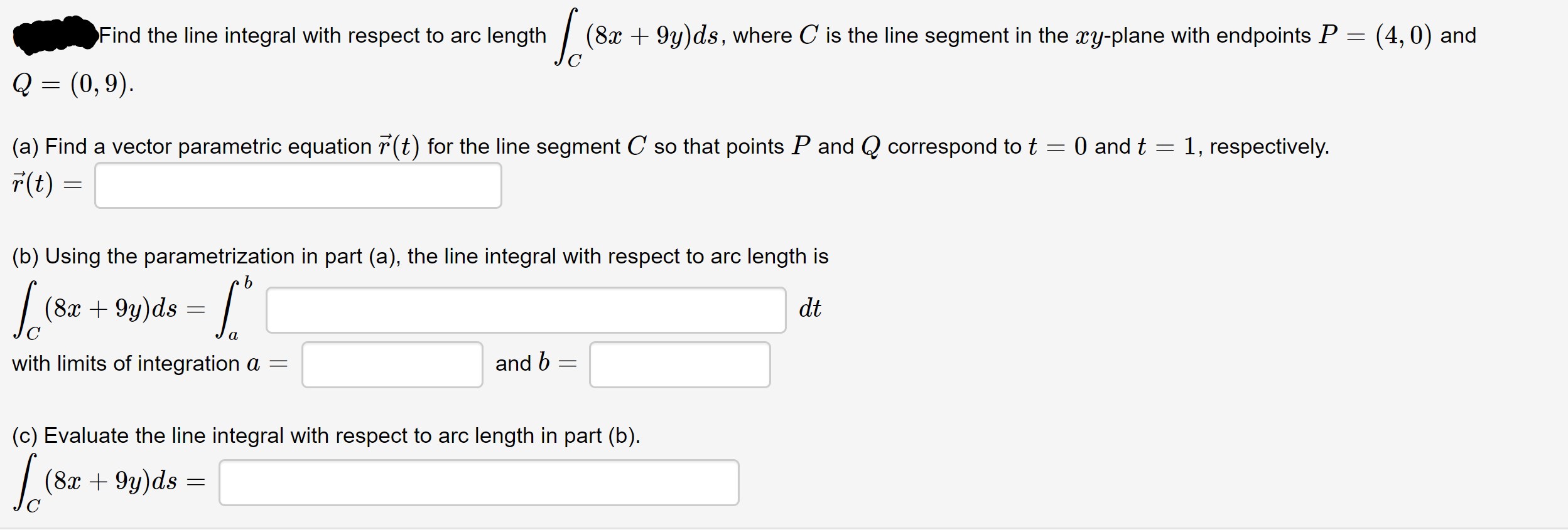 Answered Find The Line Integral With Respect To Bartleby