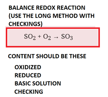 Answered BALANCE REDOX REACTION USE THE LONG Bartleby