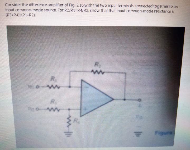 Answered Consider The Difference Amplifier Of Fig With The Two