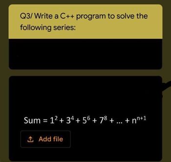 Answered Q Write A C Program To Solve The Bartleby