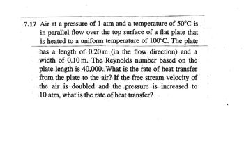 Answered Air At A Pressure Of Atm And A Bartleby