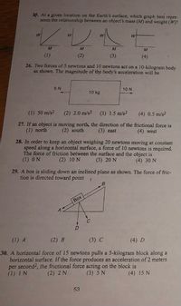 Answered 26 Two Forces Of 5 Newtons And 10 Bartleby