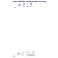 Answered 1 Determine The Fourier Series Of The Bartleby