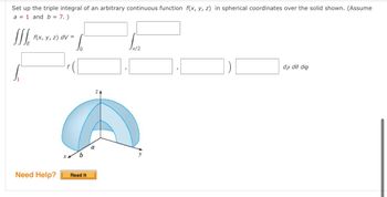 Answered Set Up The Triple Integral Of An Bartleby