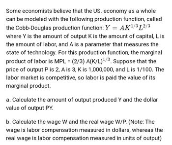 Answered Some Economists Believe That The US Bartleby