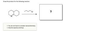 Answered Draw The Product For The Following Reaction You Do Not