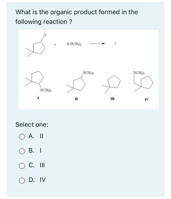 Answered What Is The Organic Product Formed In Bartleby