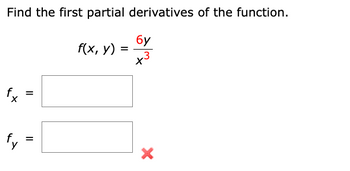 Answered Find The First Partial Derivatives Of Bartleby