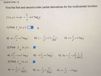 Answered Find The First And Second Order Partial Bartleby